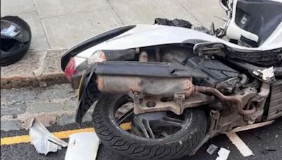 Netflix star in shock motorbike crash as he reveals injury with fans