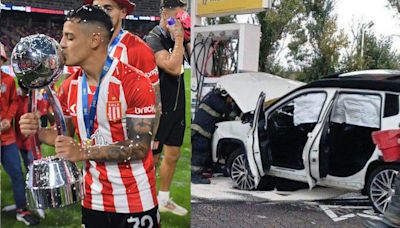 Tiago Palacios, el jugador de Estudiantes que chocó alcoholizado, pasará la noche detenido