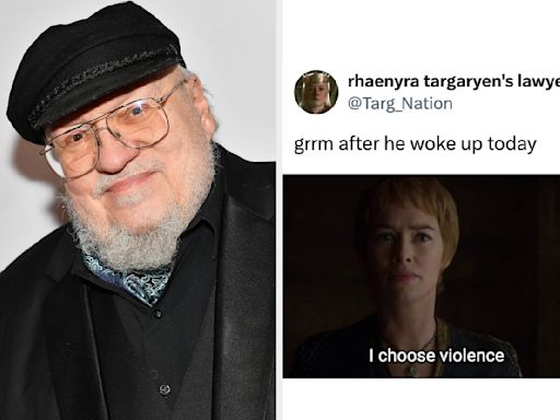 ...Arms After George R.R. Martin Claimed He'll Share "Everything That's Gone Wrong" With "House Of The Dragon"