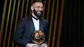 Real Madrid forward Karim Benzema wins Ballon d’Or for first time