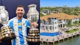 Campeão da Copa América: conheça mansão de Messi em Miami, onde ele vai se recuperar de lesão