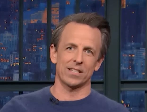 Seth Meyers Uses Trump's Courtroom Habit To Hit Him With A Double Whammy