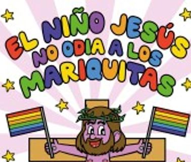 Investigados por exhibicionismo el autor y la editorial del cuento para colorear 'El Niño Jesús no odia a los mariquitas'