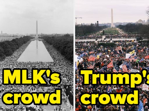 These Pictures Show The Huge Difference Between Donald Trump And Martin Luther King Jr.'s Crowds