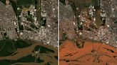 Así se ven las inundaciones en Río Grande do Sul desde el espacio