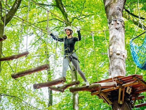 Paderborn: Selbstversuch im Kletterpark an den Fischteichen