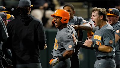 No. 1 Tennessee baseball rallies to beat Vanderbilt, win eighth straight vs. Commodores