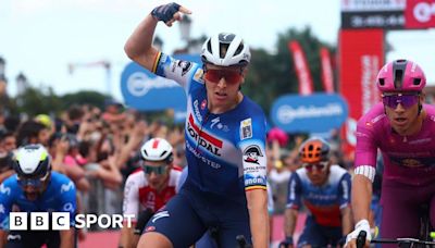 Giro d'Italia: Tim Merlier sprints to stage 18 win as Tadej Pogacar retains overall lead
