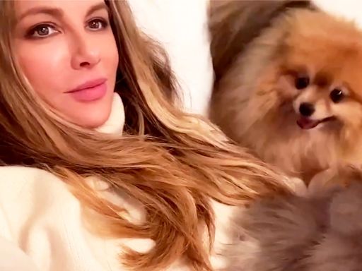 Kate Beckinsale Briefly Loses Pomeranian Myf as She Runs Away After Being Scared by Fourth of July Fireworks