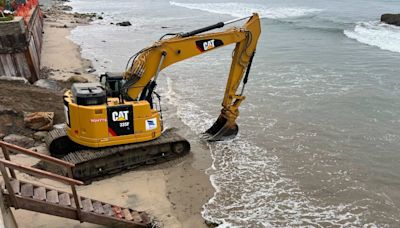 The owner of an MLB team is accused of taking sand from a public Malibu beach for a construction project at his posh home