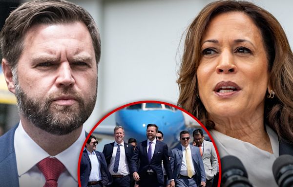 J.D. Vance Badmouths Kamala Harris on Tarmac, Feet From Air Force 2