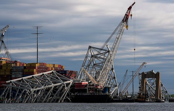 Baltimore Key Bridge collapse: Explosives will be used to free ship from section of fallen steel wreckage