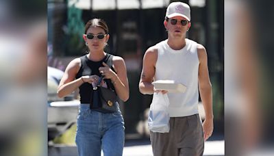 Rob Lowe's son John looks just like his famous dad during outing with Lucy Hale