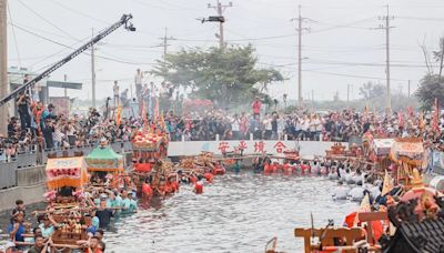 新塭嘉應廟「衝水路、迎客王」熱鬧登場