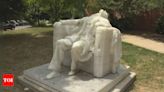 Former US president Abraham Lincoln's wax statute melts in Washington - Times of India