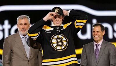 Bruins go big, select 6-foot-7, BC-bound center Dean Letourneau with No. 25 pick in NHL Draft - The Boston Globe