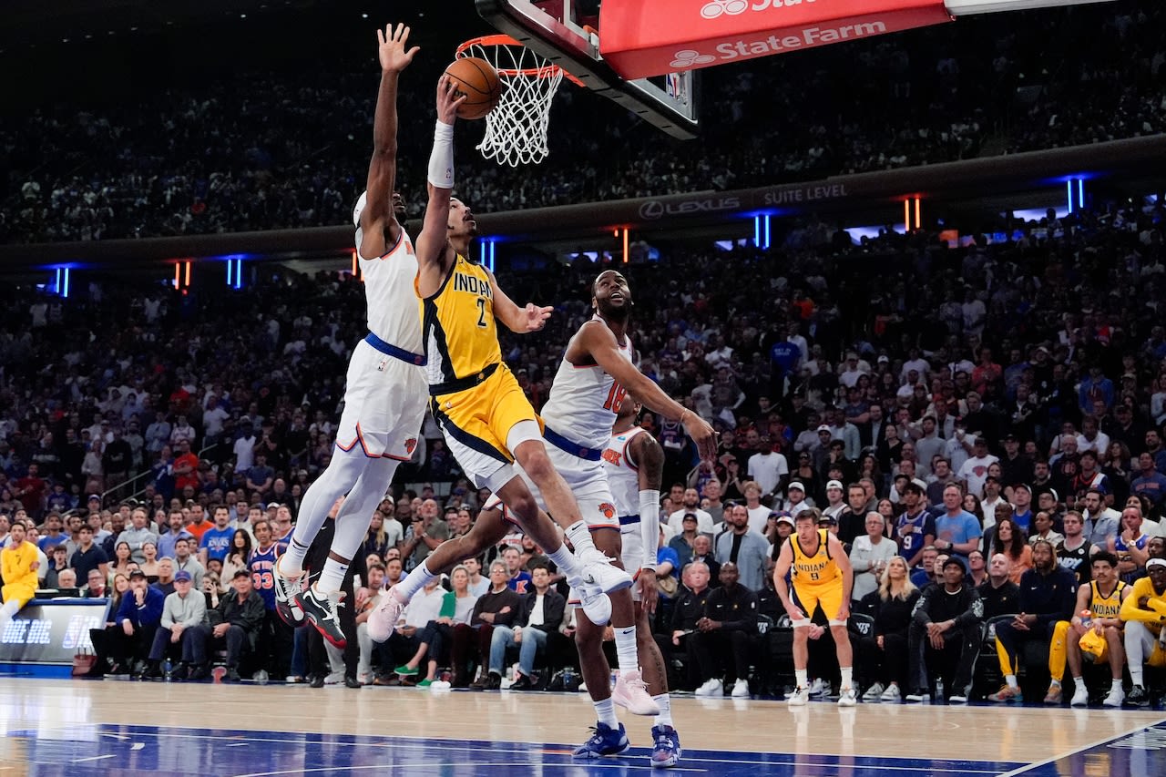 Pacers set NBA playoff shooting record, beat Knicks in Game 7