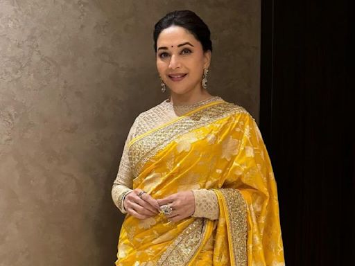 Madhuri Dixit expresses gratitude 'from the bottom of her heart'; gives peek into on-set birthday celebration
