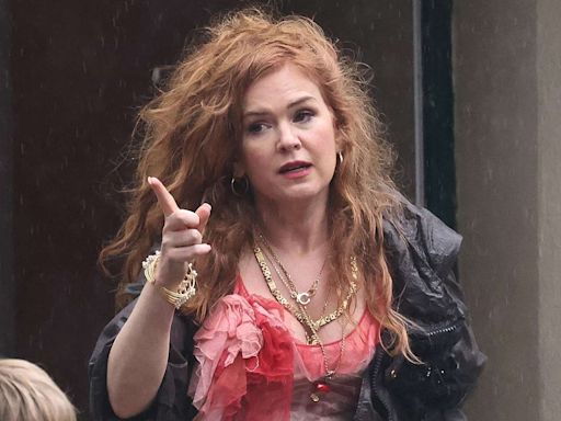 Isla Fisher Seen on Set of New “Bridget Jones” Movie in London Following Split from Sacha Baron Cohen