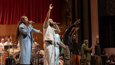 Common joined by Jennifer Hudson and a host of famous friends at Millennium Park celebration