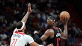 Herro anota 24 puntos; Heat vence a Wizards por 121-114 en nuevo torneo In-Season