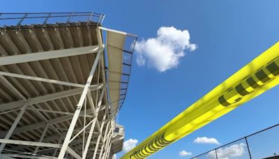 Parma City Schools football field shuts down after powerful storm