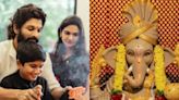 Allu Arjun Welcomes Lord Ganesha Home For Ganesh Chaturthi, Wife Sneha Reddy Shares Photos - News18