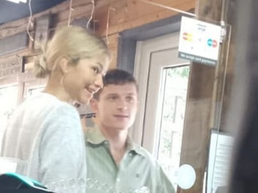 Zendaya and Tom Holland eat breakfast in tiny South West café