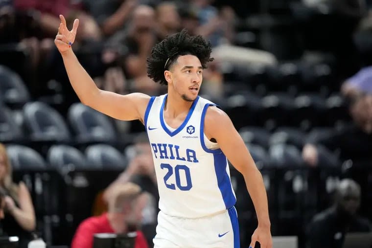 Jared McCain’s shooting woes continue as Sixers fall to Trail Blazers in NBA Summer League