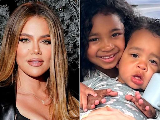 Khloé Kardashian Shares Adorable Photo of Daughter True Cuddling Her Baby Brother Tatum