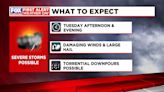 First Alert Weather Day for storms Tuesday