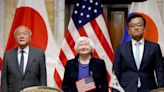 Yellen meets Japan, South Korea counterparts in bid to boost economic ties