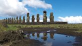 Expertos descubren nuevo Moai en lago seco en turística Isla de Pascua