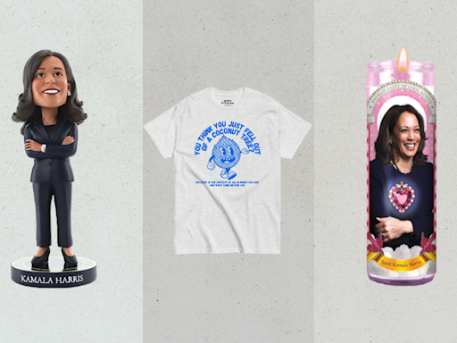 From ‘Coconut’ Tees to Camo Hats, Fan-Made Kamala Walz 2024 Merch Has Hit the Internet