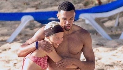 Jude Law's Daughter Iris Law Seen Getting Close with English Soccer Player Trent Alexander-Arnold in Barbados