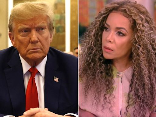 “The View” cohost Sunny Hostin jabs Donald Trump for allegedly 'farting up a storm' during trial