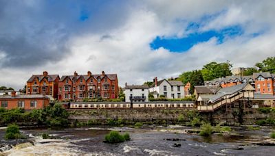 The prettiest river town in Wales with charming pubs overlooking the water