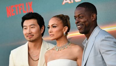 ...Over An Awkward Clip Of Jennifer Lopez And Sterling K. Brown Seemingly Annoying The Hell Out Of Each Other...