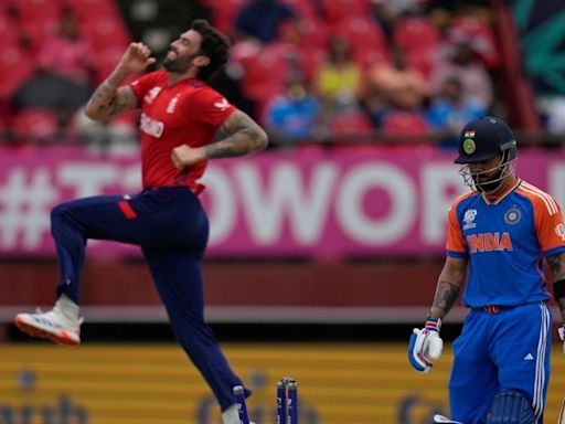 WATCH| Reece Topley Topples Virat Kohli in IND vs ENG ICC T20 World Cup Semifinal Encounter at Guyana - News18