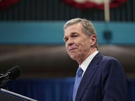 In Greensboro, NC governor says voucher bill lets wealthy people "pick up a government check."