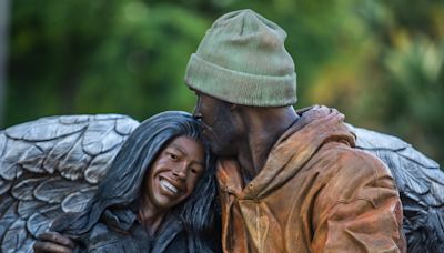 Kobe Bryant And Daughter Gianna Honored With “Girl Dad” Statue