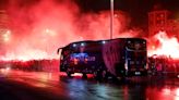 Athletic Bilbao’s Copa del Rey semifinal victory over Atlético Madrid marred by chaotic scenes