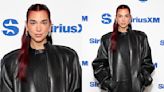 Dua Lipa Channels ‘The Matrix’ in Khaite Leather Coat and Statement Shoulders for SiriusXM, Talks New ‘Radical Optimism’ Album