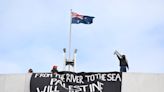 Pro-Palestine protesters scale roof of Australia’s Parliament House