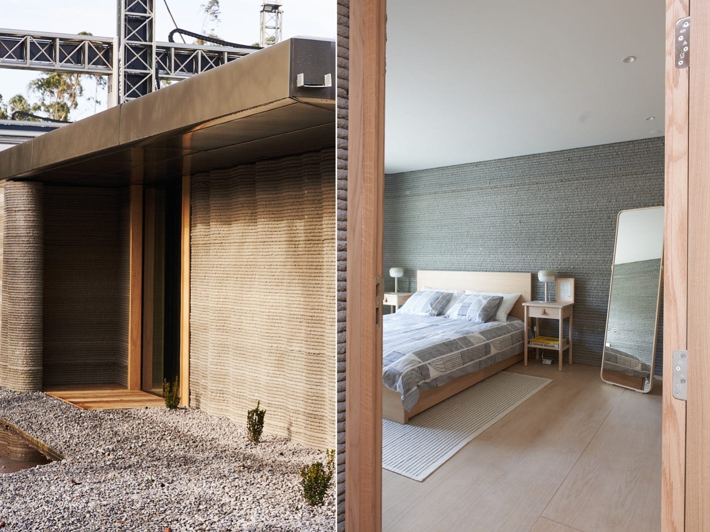 See what it's like living in Portugal's first 3D printed, 2-bedroom concrete home