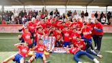 El Cadete A del Atlético, campeón de Liga tras golear al Madrid