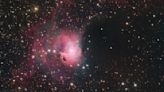 Cosmic 'koi fish' swims through starry sea in stunning telescope photo