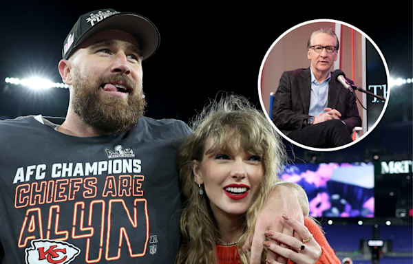 Taylor Swift, Travis Kelce split coming, predicts Bill Maher—"dump her"