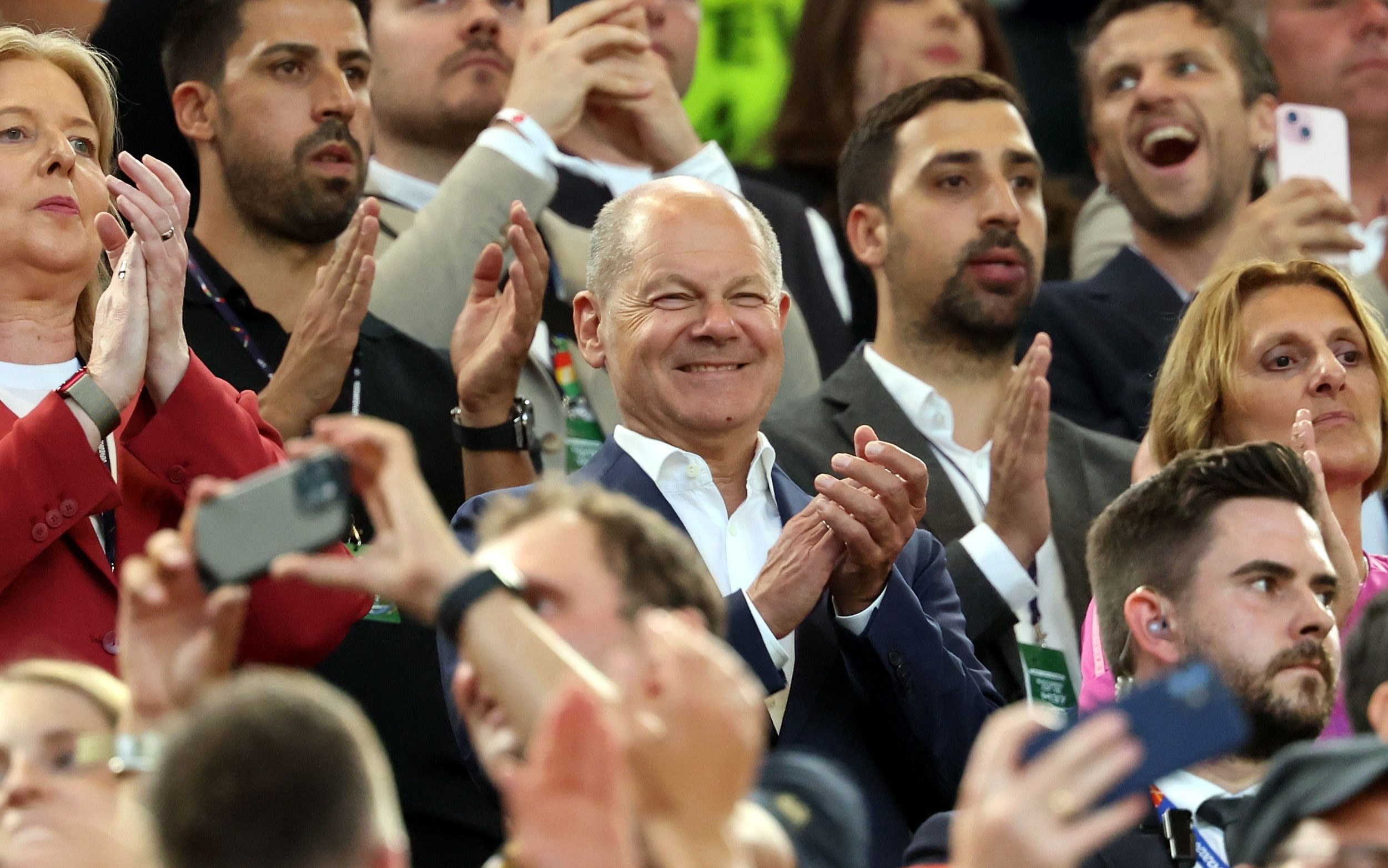 Olaf Scholz under fire for government spending €500k on flights to Euro football matches