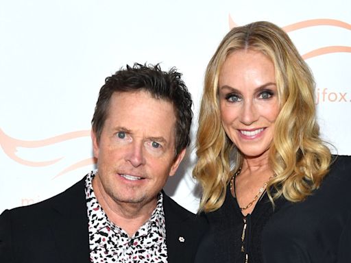 Michael J. Fox celebrates 'love of a lifetime' Tracy Pollan on 36th anniversary with romantic poolside photo